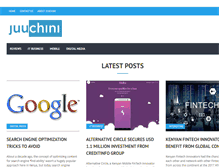 Tablet Screenshot of juuchini.com
